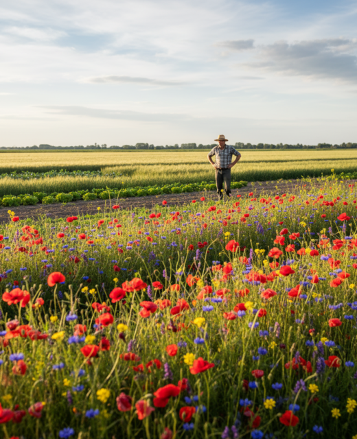 Bekijk deze afbeelding van Biologische Boeren als Bewaarders van Biodiversiteit: Een Groene Revolutie op het Platteland op Bedrijf 