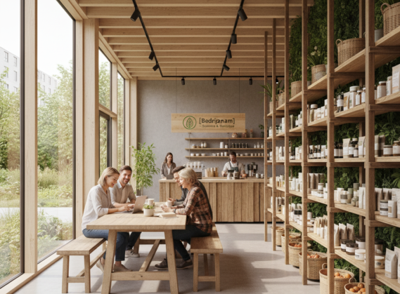 Bekijk deze afbeelding van Welkom bij Bedrijfsnaam – Jouw Partner in Duurzaamheid van  Bedrijf